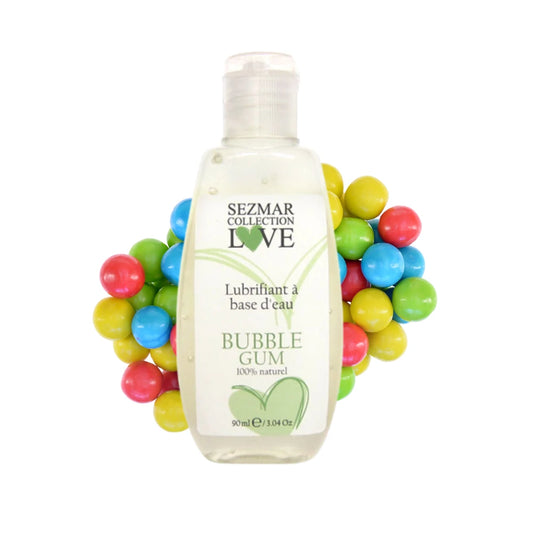 Lubrifiant à Base D'eau 100% Naturel Bubble Gum 90 Ml