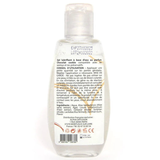 Lubrifiant à Base D'eau 100% Naturel Chocolat Cookie 90 Ml