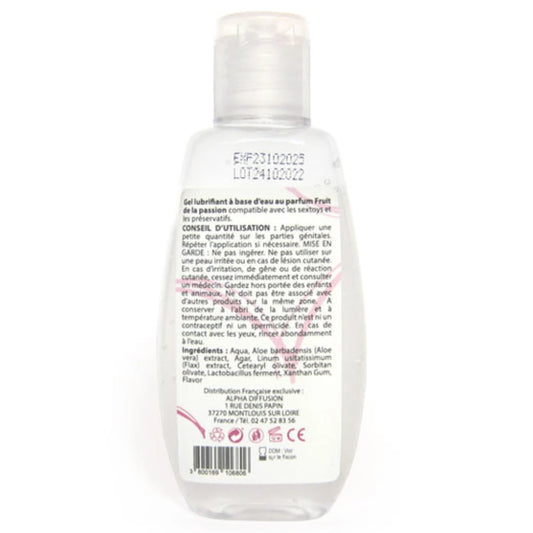 Lubrifiant à Base D'eau 100% Naturel Fruit de la Passion 90ml