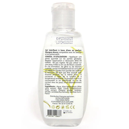 Lubrifiant à Base D'eau 100% Naturel Mangue Douce 90 Ml