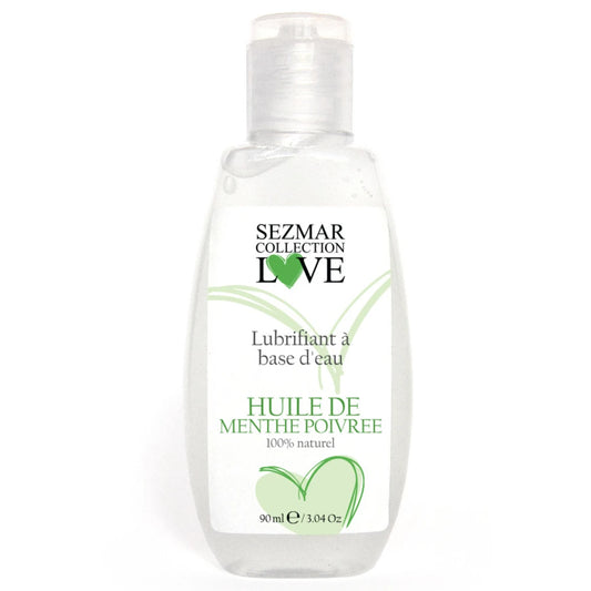 Lubrifiant à Base D'eau 100% Naturel Menthe Poivrée 90 Ml