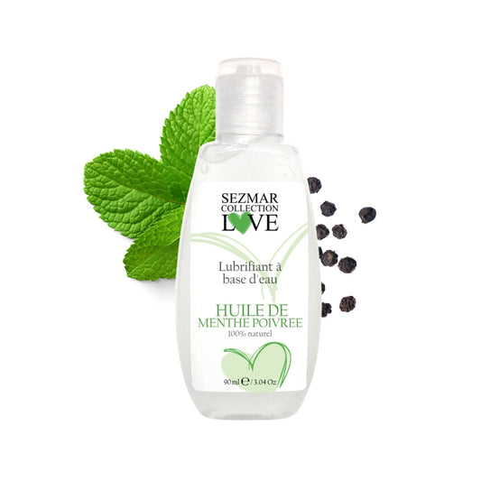 Lubrifiant à Base D'eau 100% Naturel Menthe Poivrée 90 Ml