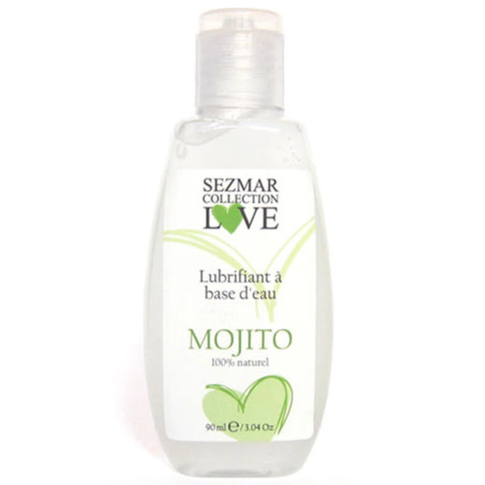 Lubrifiant à Base D'eau 100% Naturel Mojito 90 Ml