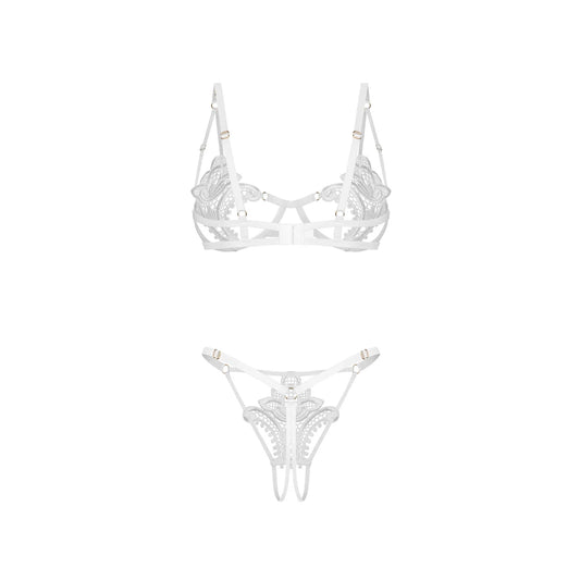 Luise Sublim Ensemble Ouvert 2 Pièces - Blanc