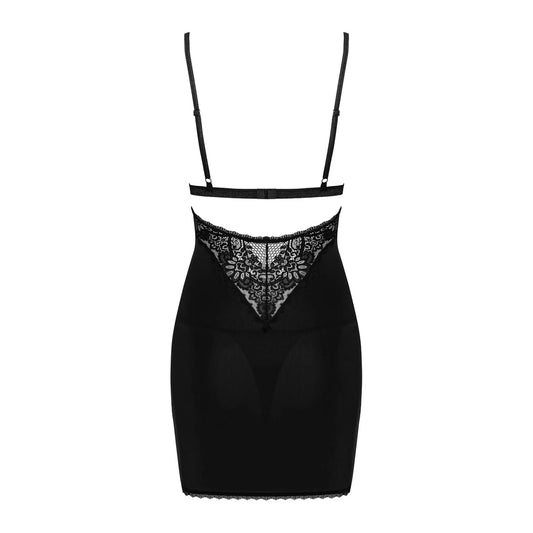 Maderris Nuisette et String - Noir