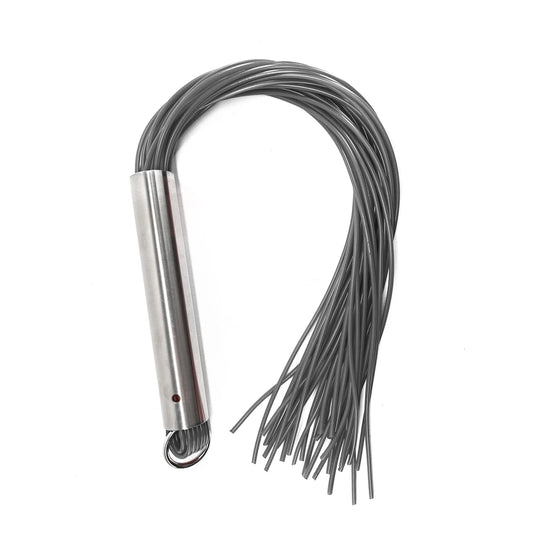 Martinet Homme Rouge Manche Métal Lanières en PVC