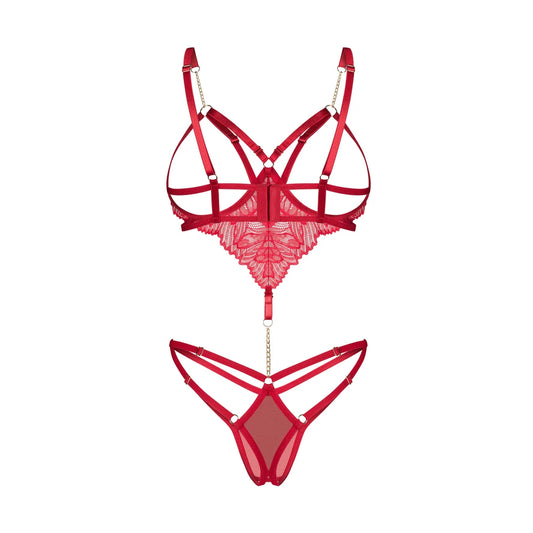 Matildea Body Ouvert - Rouge