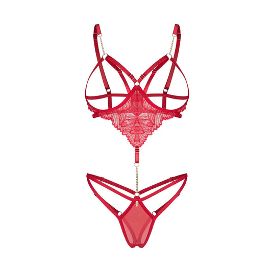 Matildea Body Ouvert - Rouge