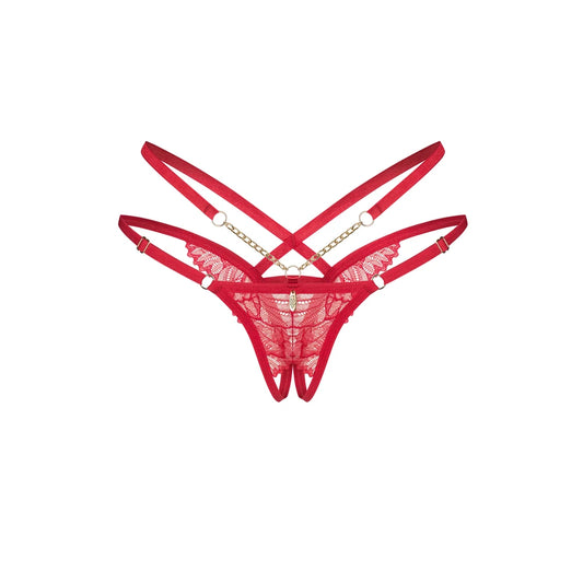 Matildea String Ouvert - Rouge