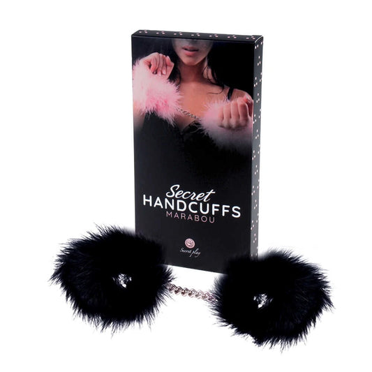 Menottes Plumes Secret Play - Noir