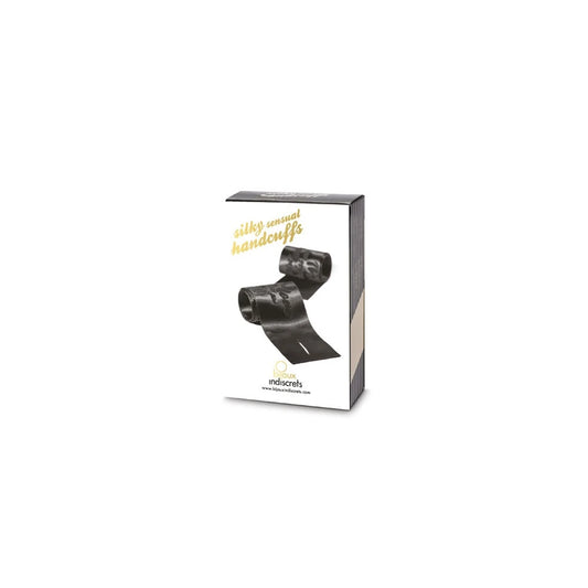 Menottes Sensuelles - Liens en Satin - Noir