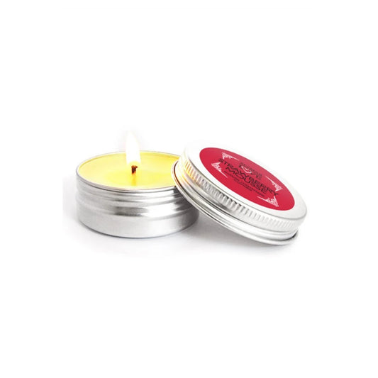 Mini Bougie de Massage Mousse de Fraise 30ml 100% Naturelle