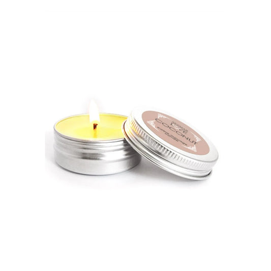 Mini Bougie de Massage Noix de Coco 30ml 100% Naturelle