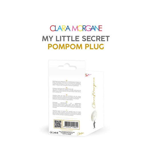 My Little Secret Pompom Plug - Blanc