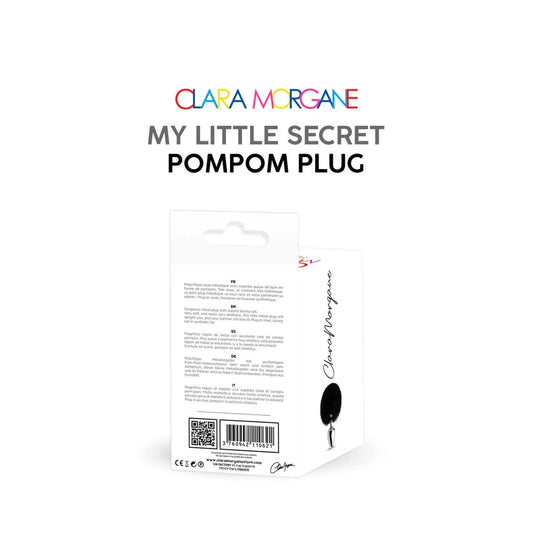 My Little Secret Pompom Plug - Noir