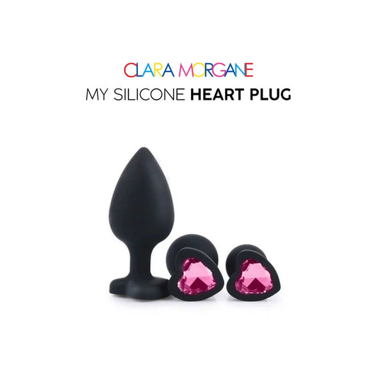 My Silicone Heart Plug - Gem Rose