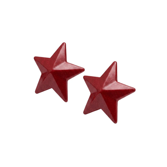 Nipple Métal Rouge Cache Tétons D'étoile