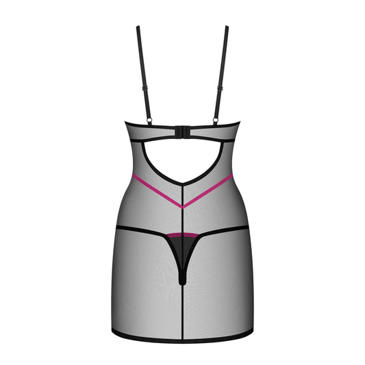 Novenes Nuisette et String - Noir