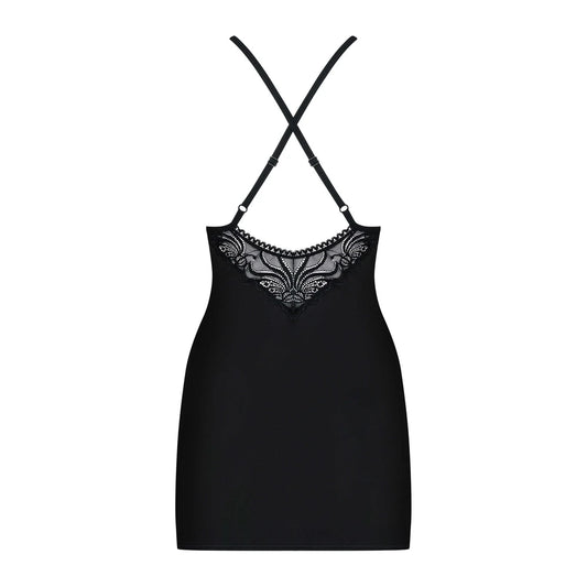 Nuisette et String - Noir