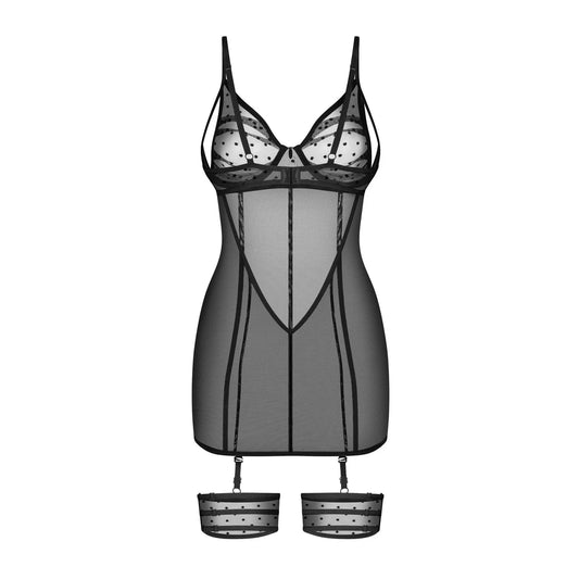 Nuites Nuisette et String - Noirs