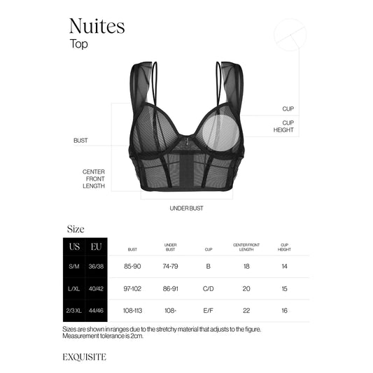 Nuites Top - Noir