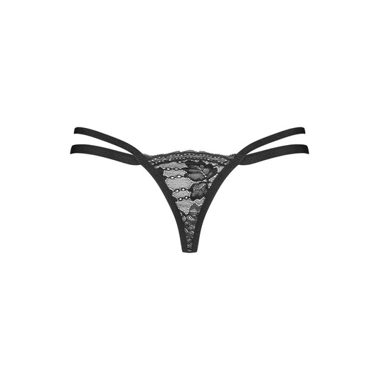 Nutris Babydoll et String - Noir