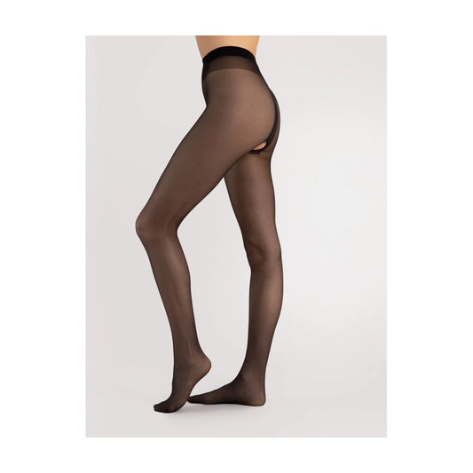 Ouvert Collants 20 DEN - Noir