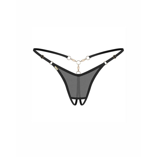 Oxaria String Ouvert - Noir