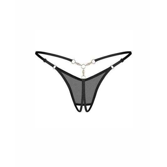Oxaria String Ouvert - Noir