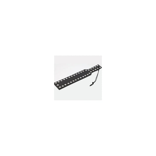 Paddle en Cuir Clous - Noir