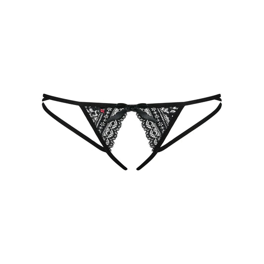 Picantina String Ouvert - Noir
