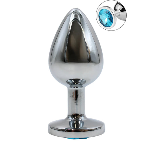 Plug Bijou en Aluminium Bijou - Bleu Large HELIRA