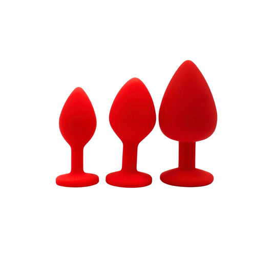 Plug Rouge Bijou Cristal Medium CHERRY