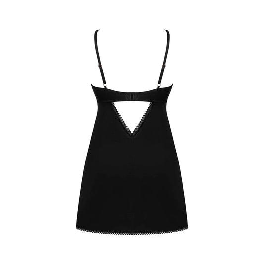 Rosenty Nuisette et String - Noir