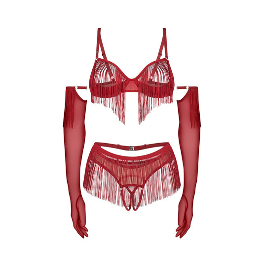 Rossay Ensemble Ouvert 4 Pièces - Rouge