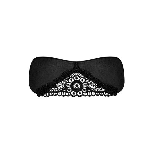 Satinia Masque en Satin - Noir