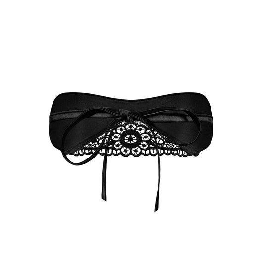 Satinia Masque en Satin - Noir
