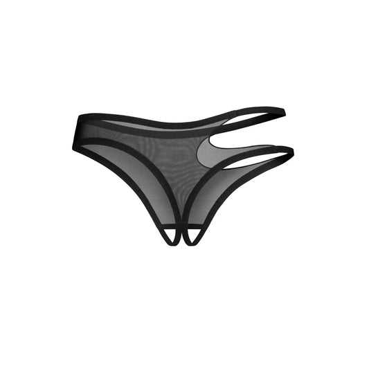 Saturis String Ouvert - Noir