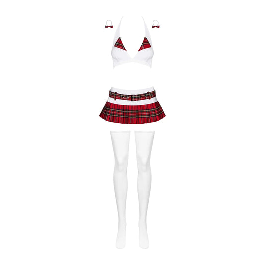 Schooly Costume - Rouge et Blanc