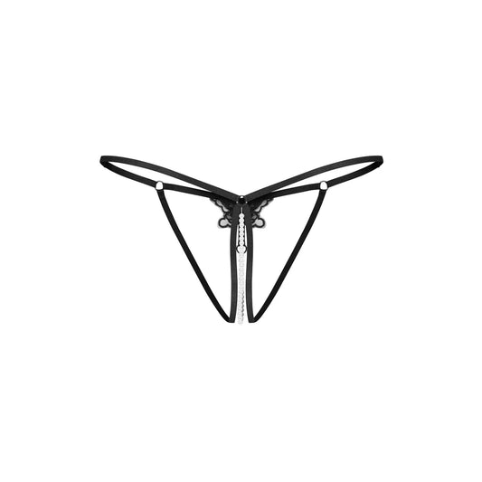 Selisme String Ouvert - Noir