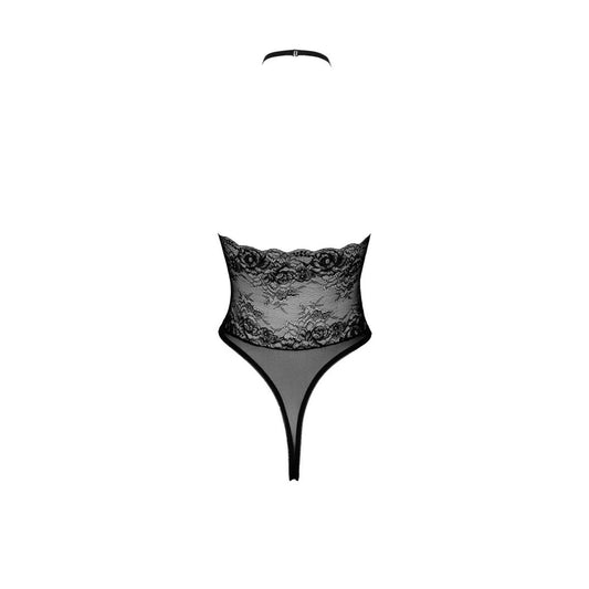 Sexy Kiss 246 Body et Ruban de Satin - Noir