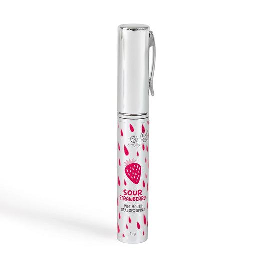Spray Sexe Oral à la Fraise Acide - Bouche Humide