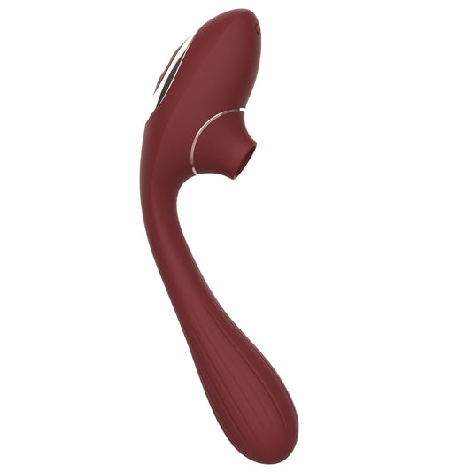 Stimulateur Clitoridien Vibromasseur Point G 2-en-1 DINA - Bordeaux