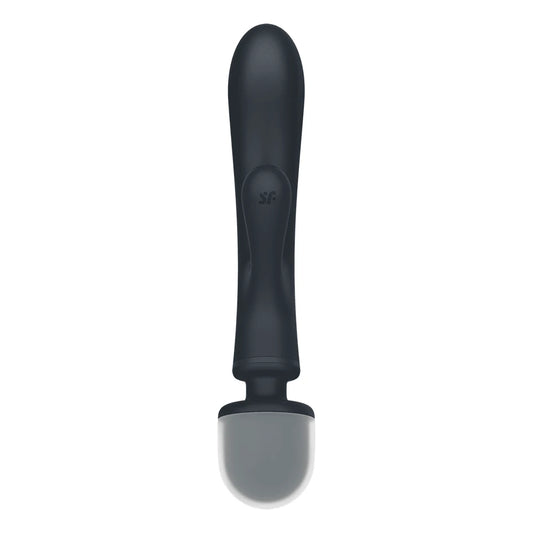 Triple Lover Rabbit et Wand Satisfyer - Noir