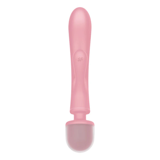 Triple Lover Rabbit et Wand Satisfyer - Rose