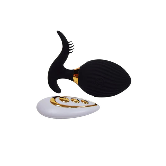 WAVE Oeuf Vibrant avec Stimulation Clitoridienne - Noir