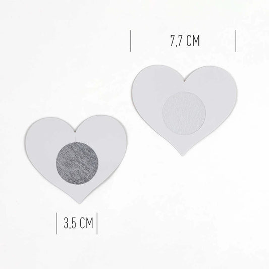WOW BOOBS ! Cache-tétons Coeur